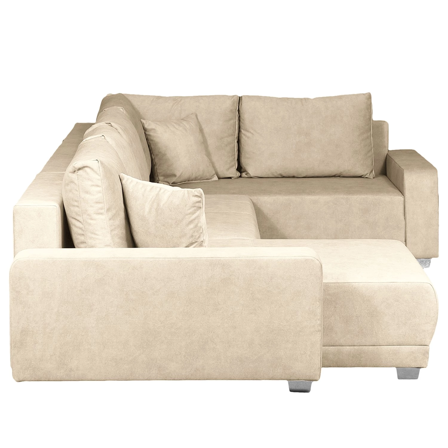 Fredriks Canapé panoramique Togari - Velours Cloe: Sable - Méridienne courte à gauche / longue à droite (vue de face) 4 Fredriks Canapé panoramique Togari - Velours Cloe: Sable - Méridienne courte à gauche / longue à droite (vue de face) – Image 4