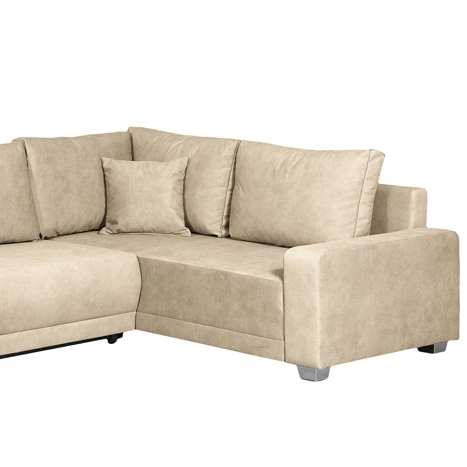 Fredriks Canapé panoramique Togari - Velours Cloe: Sable - Méridienne courte à gauche / longue à droite (vue de face) 8 Fredriks Canapé panoramique Togari - Velours Cloe: Sable - Méridienne courte à gauche / longue à droite (vue de face) – Image 8