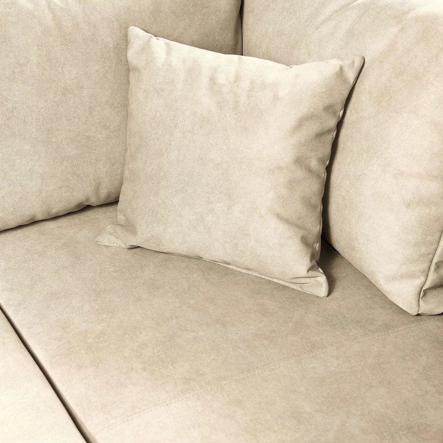 Fredriks Canapé panoramique Togari - Velours Cloe: Sable - Méridienne courte à gauche / longue à droite (vue de face) 12 Fredriks Canapé panoramique Togari - Velours Cloe: Sable - Méridienne courte à gauche / longue à droite (vue de face) – Image 12