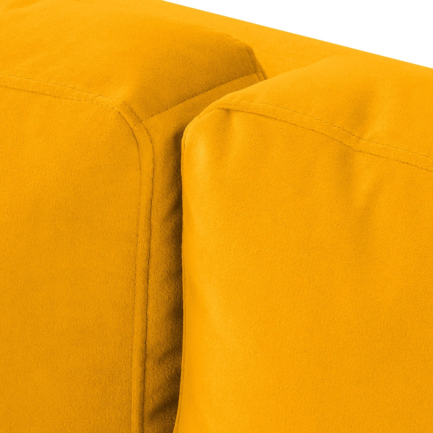 Norrwood Canapé Sesame (3 places) - Velours Vaia: Jaune moutarde 6 Norrwood Canapé Sesame (3 places) - Velours Vaia: Jaune moutarde – Image 6