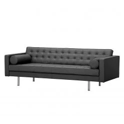Fredriks Canapé Chelsea (3 places) Cuir véritable - Cuir véritable Gad : Anthracite - Cylindre