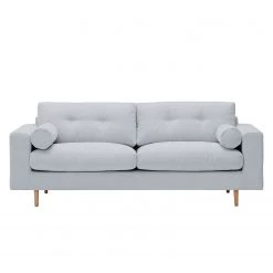 Studio Copenhagen Canapé Marlon (3 places) - Tissu Dona : Argenté -Canapés Soldes Magasin 3 sitzer sofa marlon silber 4003340