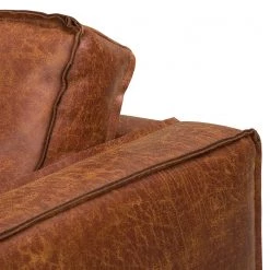 Ars manufacti Grand canapé FORT DODGE - Microfibre Yaka: Cognac -Canapés Soldes Magasin bigsofa fort dodge antiklederlook cognac 4669568
