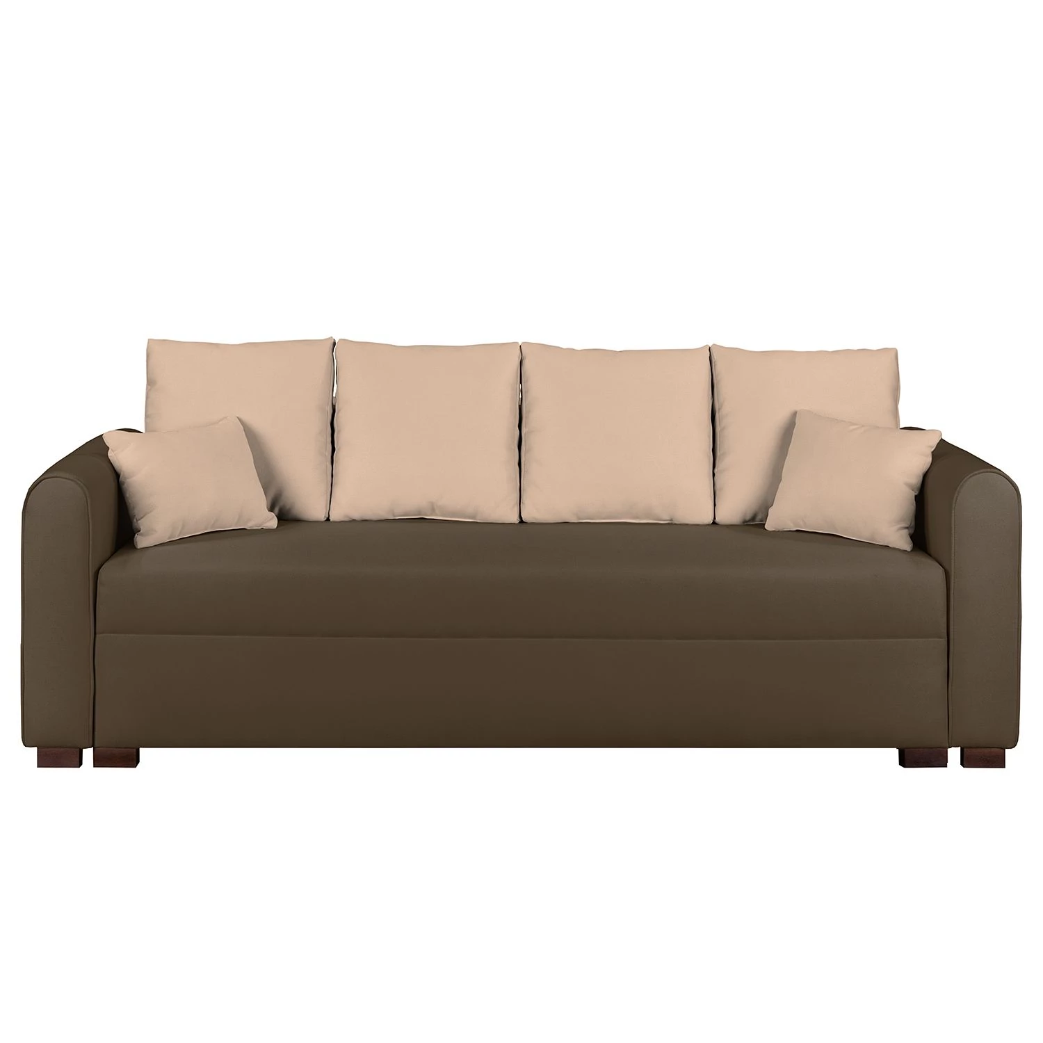 Fredriks Grand Canapé Frontino (convertible) - Couleur expresso / Beige chaud 6 Fredriks Grand Canapé Frontino (convertible) - Couleur expresso / Beige chaud – Image 6