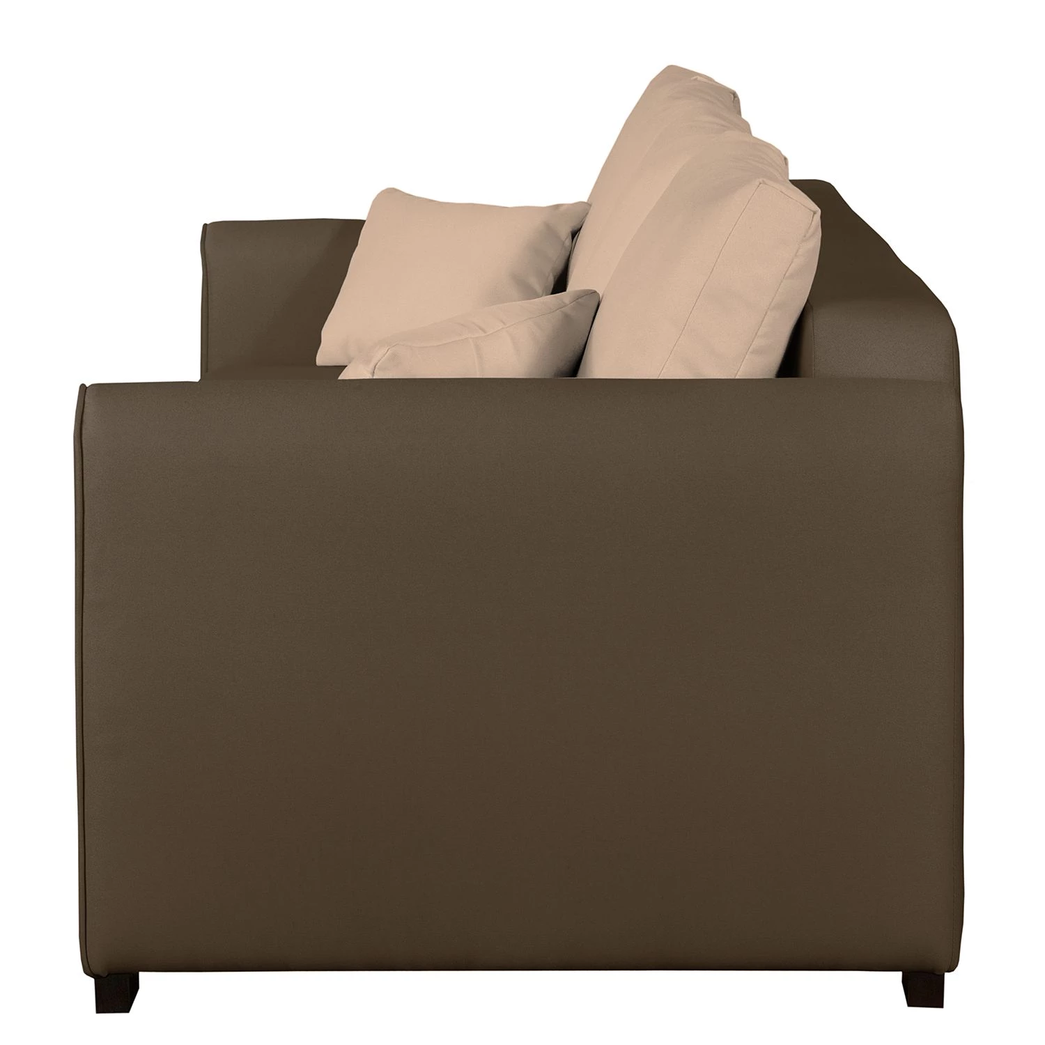 Fredriks Grand Canapé Frontino (convertible) - Couleur expresso / Beige chaud 7 Fredriks Grand Canapé Frontino (convertible) - Couleur expresso / Beige chaud – Image 7