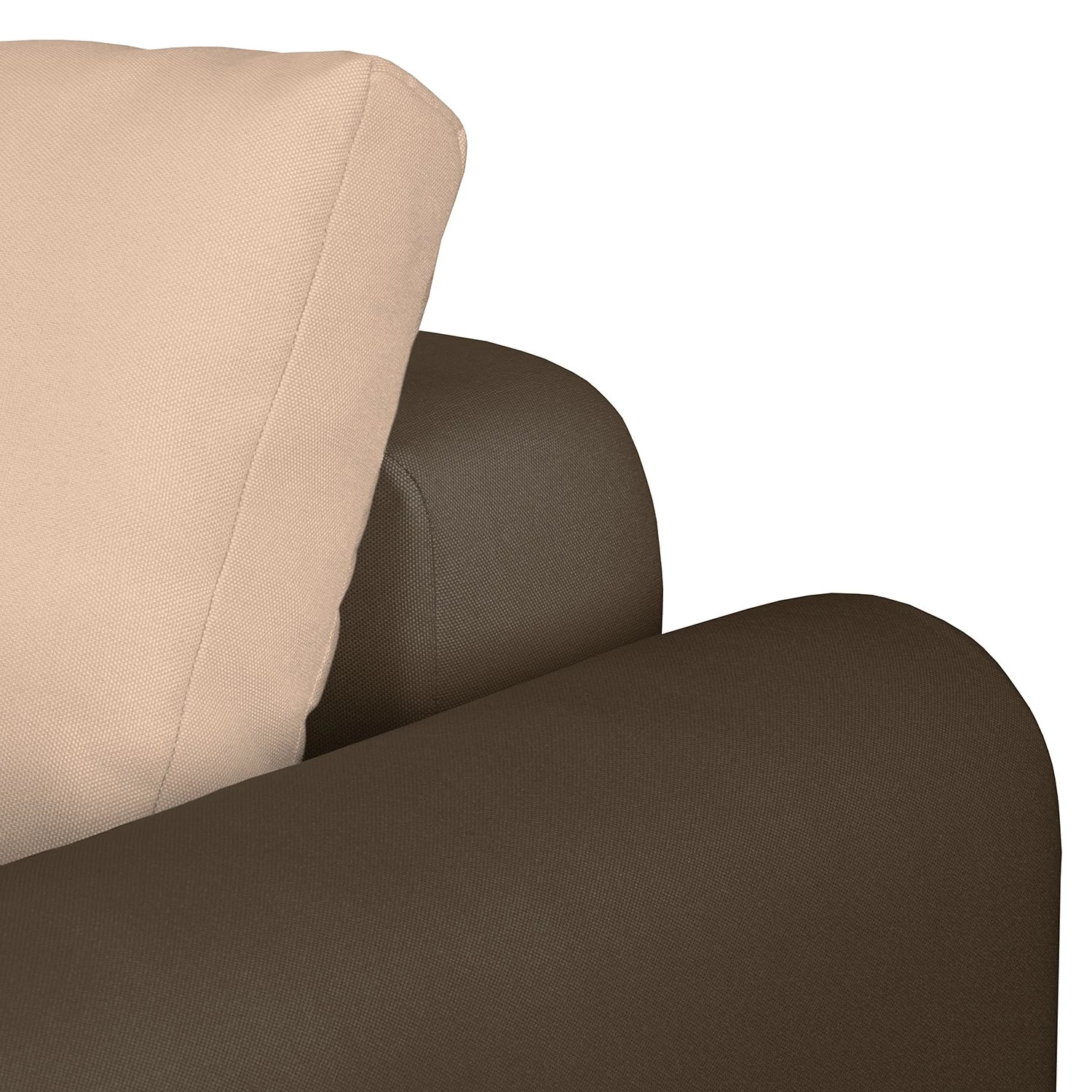 Fredriks Grand Canapé Frontino (convertible) - Couleur expresso / Beige chaud 10 Fredriks Grand Canapé Frontino (convertible) - Couleur expresso / Beige chaud – Image 10