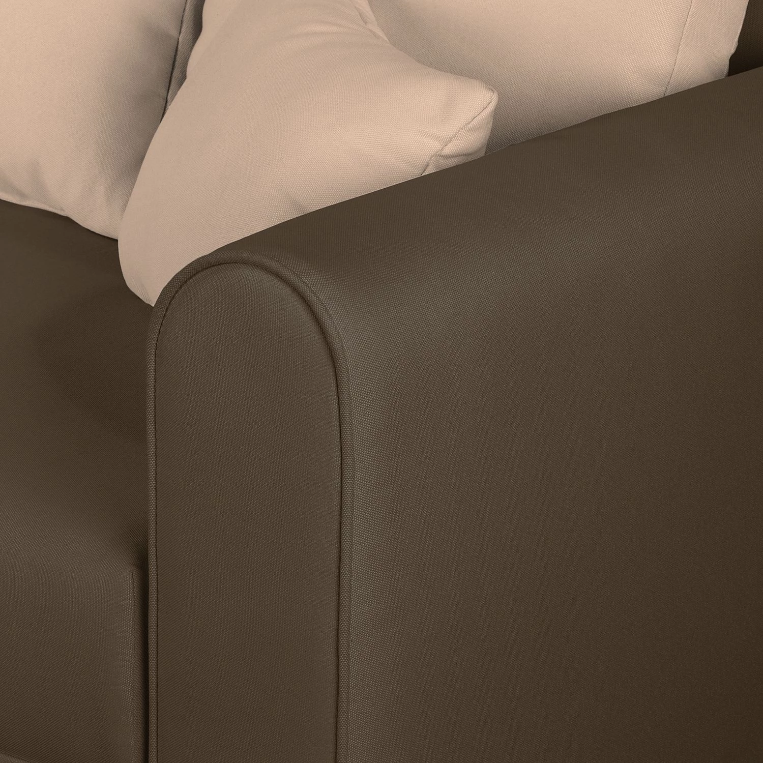 Fredriks Grand Canapé Frontino (convertible) - Couleur expresso / Beige chaud 13 Fredriks Grand Canapé Frontino (convertible) - Couleur expresso / Beige chaud – Image 13