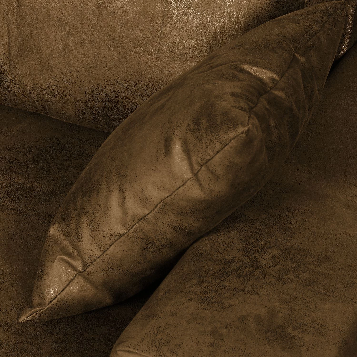 Fredriks Grand canapé Mandor Aspect cuir vieilli - Cognac 8 Fredriks Grand canapé Mandor Aspect cuir vieilli - Cognac – Image 8