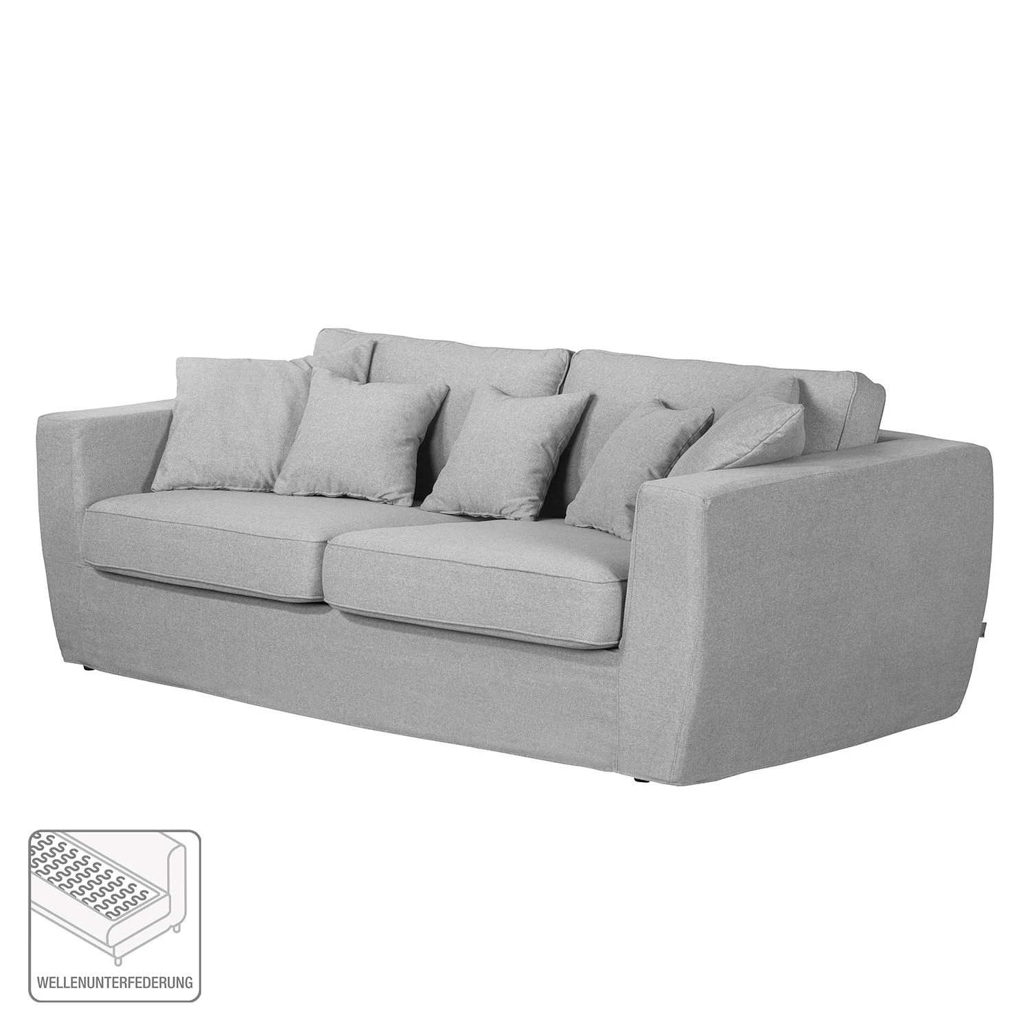 Roomscape Grand canapé - Gris 2 Roomscape Grand canapé - Gris – Image 2