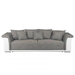 Roomscape Grand canapé Rockypoint (convertible) - Blanc / Gris 9 Roomscape Grand canapé Rockypoint (convertible) - Blanc / Gris -Canapés Soldes Magasin bigsofa rockypoint mit schlaffunktion kunstleder strukturstoff weiss grau 4097332