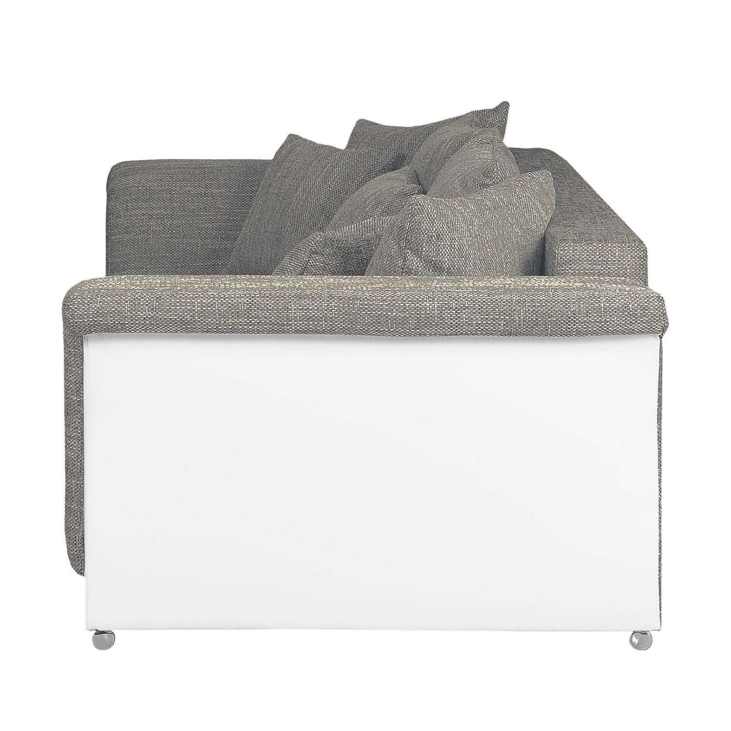 Roomscape Grand canapé Rockypoint (convertible) - Blanc / Gris 4 Roomscape Grand canapé Rockypoint (convertible) - Blanc / Gris – Image 4