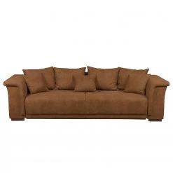Ars Natura Grand Canapé Rockypoint (convertible) - Cognac -Canapés Soldes Magasin bigsofa rockypoint mit schlaffunktion microfaser cognac 4278428