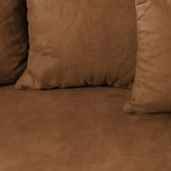 Ars Natura Grand Canapé Rockypoint (convertible) - Cognac -Canapés Soldes Magasin bigsofa rockypoint mit schlaffunktion microfaser cognac 4278444