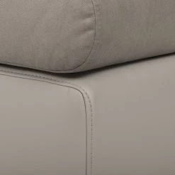 Fredriks Grand canapé Truman - Imitation cuir / Velours taupe -Canapés Soldes Magasin bigsofa truman kunstleder samtstoff taupe 683558