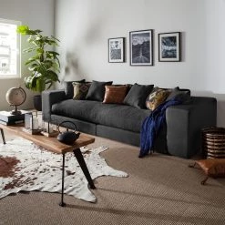 Loftscape Grand canapé Winwick - Anthracite -Canapés Soldes Magasin bigsofa winwick webstoff anthrazit 4605732