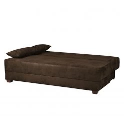 Ars Natura Clic-clac boxspring Dingo - Marron foncé -Canapés Soldes Magasin boxspring schlafsofa dingo antiklederoptik dunkelbraun 4100188