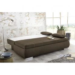 Loftscape Canapé boxspring convertible Madang - Marron 11 Loftscape Canapé boxspring convertible Madang - Marron -Canapés Soldes Magasin boxspring schlafsofa madang webstoff braun 2014022