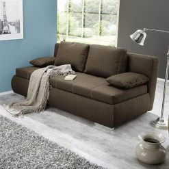 Loftscape Canapé boxspring convertible Madang - Marron 9 Loftscape Canapé boxspring convertible Madang - Marron -Canapés Soldes Magasin boxspring schlafsofa madang webstoff braun 2014034