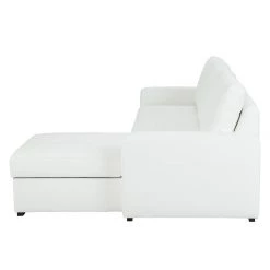 Fredriks Canapé d'angle Cavolo - Avec fonction couchage - Imitation cuir blanc - Méridienne montable à gauche ou à droite 11 Fredriks Canapé d'angle Cavolo - Avec fonction couchage - Imitation cuir blanc - Méridienne montable à gauche ou à droite -Canapés Soldes Magasin cavolo ecksofa mit schlaffunktion kunstleder weiss ottomane rechts 1304575