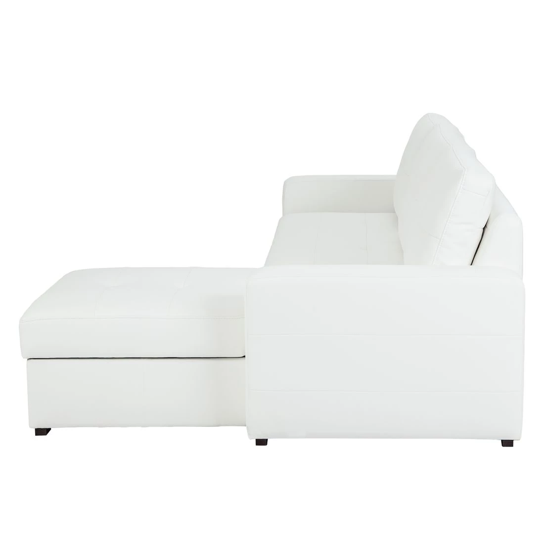 Fredriks Canapé d'angle Cavolo - Avec fonction couchage - Imitation cuir blanc - Méridienne montable à gauche ou à droite 5 Fredriks Canapé d'angle Cavolo - Avec fonction couchage - Imitation cuir blanc - Méridienne montable à gauche ou à droite – Image 5