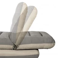 Fredriks Dormeuse Energy - Gris / Cappuccino -Canapés Soldes Magasin chaiselongue energy webstoff grau beige 3574121