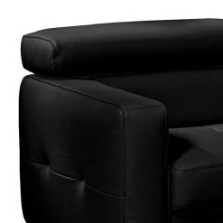 Cotta Canapé panoramique Samu (convertible) - Cuir synthétique noir - Méridienne à droite (vue de face) 9 Cotta Canapé panoramique Samu (convertible) - Cuir synthétique noir - Méridienne à droite (vue de face) -Canapés Soldes Magasin cotta 2013 08 19 teil2 260497