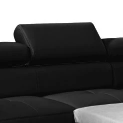 Cotta Canapé panoramique Samu (convertible) - Cuir synthétique noir - Méridienne à droite (vue de face) 10 Cotta Canapé panoramique Samu (convertible) - Cuir synthétique noir - Méridienne à droite (vue de face) -Canapés Soldes Magasin cotta 2013 08 19 teil2 260499