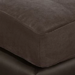 Fredriks Canapé d'angle Agueada IV - Marron - Méridienne courte à gauche (vue de face) -Canapés Soldes Magasin ecksofa agueada iv kunstleder webstoff longchair davorstehend links braun 4366332