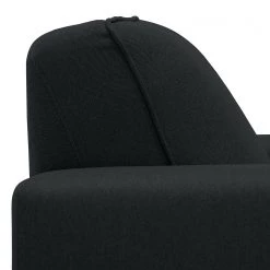 Studio Copenhagen Canapé d'angle Ampio I Tissu - Tissu Floreana : Anthracite - Méridienne courte à droite (vue de face) - Noir -Canapés Soldes Magasin ecksofa ampio i longchair ottomane davorstehend rechts schwarz stoff floreana anthrazit 3971216