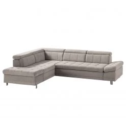 Fredriks Canapé d'angle Ayna - Cachemire - Méridienne longue à gauche (vue de face) - Sans fonction couchage