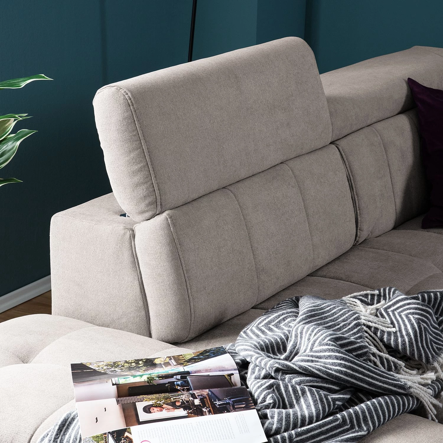 Fredriks Canapé d'angle Ayna - Cachemire - Méridienne longue à gauche (vue de face) - Sans fonction couchage 9 Fredriks Canapé d'angle Ayna - Cachemire - Méridienne longue à gauche (vue de face) - Sans fonction couchage – Image 9