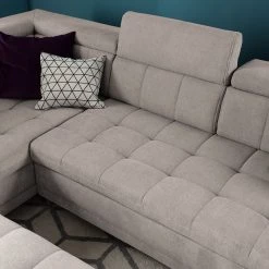 Fredriks Canapé d'angle Ayna - Cachemire - Méridienne longue à gauche (vue de face) - Sans fonction couchage 21 Fredriks Canapé d'angle Ayna - Cachemire - Méridienne longue à gauche (vue de face) - Sans fonction couchage -Canapés Soldes Magasin ecksofa ayna microfaser ottomane davorstehend links ohne schlaffunktion kaschmir 4989724