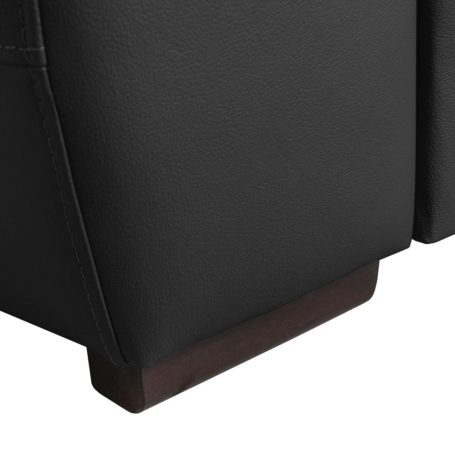 Loftscape Canapé d'angle Olival IV - Noir - Fonction lit à gauche (vue de face) 13 Loftscape Canapé d'angle Olival IV - Noir - Fonction lit à gauche (vue de face) – Image 13