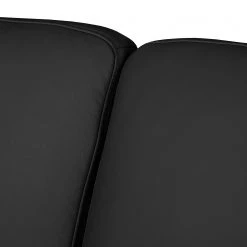 Fredriks Canapé d'angle Bivona II - Noir - Méridienne courte à gauche (vue de face) -Canapés Soldes Magasin ecksofa bivona ii echtleder longchair davorstehend links schwarz 3612989