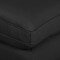 Fredriks Canapé d'angle Bivona II - Noir - Méridienne courte à gauche (vue de face) -Canapés Soldes Magasin ecksofa bivona ii echtleder longchair davorstehend links schwarz 3612993