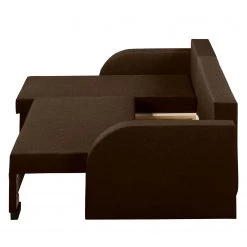 Fredriks Canapé d'angle Bodney (convertible) - Tissé à plat -Canapés Soldes Magasin ecksofa bodney mit schlaffunktion flachgewebe longchair davorstehend links braun 5053584