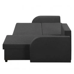 Fredriks Canapé d'angle Bodney (convertible) - Tissé à plat -Canapés Soldes Magasin ecksofa bodney mit schlaffunktion flachgewebe longchair davorstehend rechts dunkelgrau 5053812