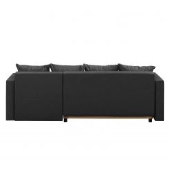 Fredriks Canapé d'angle Bodney (convertible) - Tissé à plat -Canapés Soldes Magasin ecksofa bodney mit schlaffunktion flachgewebe longchair davorstehend rechts dunkelgrau 5053816
