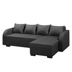 Fredriks Canapé d'angle Bodney (convertible) - Tissé à plat -Canapés Soldes Magasin ecksofa bodney mit schlaffunktion flachgewebe longchair davorstehend rechts dunkelgrau 5053828