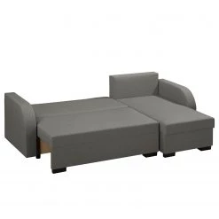 Fredriks Canapé d'angle Bodney (convertible) - Tissé à plat -Canapés Soldes Magasin ecksofa bodney mit schlaffunktion flachgewebe longchair davorstehend rechts grau 5053708