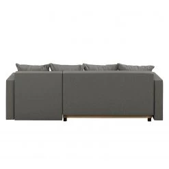 Fredriks Canapé d'angle Bodney (convertible) - Tissé à plat -Canapés Soldes Magasin ecksofa bodney mit schlaffunktion flachgewebe longchair davorstehend rechts grau 5053728