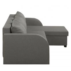 Fredriks Canapé d'angle Bodney (convertible) - Tissé à plat -Canapés Soldes Magasin ecksofa bodney mit schlaffunktion flachgewebe longchair davorstehend rechts grau 5053732