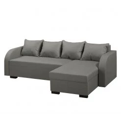 Fredriks Canapé d'angle Bodney (convertible) - Tissé à plat -Canapés Soldes Magasin ecksofa bodney mit schlaffunktion flachgewebe longchair davorstehend rechts grau 5053740