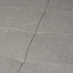 Roomscape Canapé d'angle Brandon - Cuir synthétique anthracite - Méridienne à gauche (vue de face) -Canapés Soldes Magasin ecksofa brandon kunstleder anthrazit ottomane davorstehend links 395076