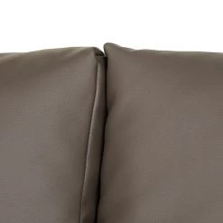 Roomscape Canapé d'angle Tosya - Cuir synthétique marron - Méridienne à gauche (vue de face) -Canapés Soldes Magasin ecksofa brandon kunstleder braun ottomane davorstehend links 373636