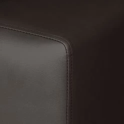 Roomscape Canapé d'angle Brandon - Cuir synthétique marron foncé - Méridienne à gauche (vue de face) 27 Roomscape Canapé d'angle Brandon - Cuir synthétique marron foncé - Méridienne à gauche (vue de face) -Canapés Soldes Magasin ecksofa brandon kunstleder dunkelbraun ottomane davorstehend links 395112