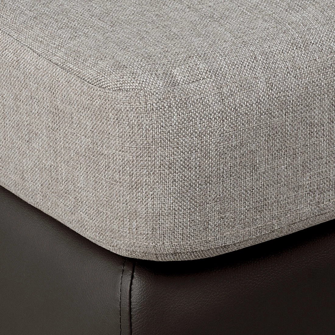 Roomscape Canapé d'angle Brandon - Cuir synthétique marron foncé - Méridienne à gauche (vue de face) 8 Roomscape Canapé d'angle Brandon - Cuir synthétique marron foncé - Méridienne à gauche (vue de face) – Image 8