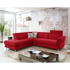 Fredriks Canapé d'angle Calang - Rouge - Méridienne longue à gauche (vue de face) - Sans fonction 11 Fredriks Canapé d'angle Calang - Rouge - Méridienne longue à gauche (vue de face) - Sans fonction -Canapés Soldes Magasin ecksofa calang webstoff ottomane davorstehend links ohne schlaffunktion rot 4992532