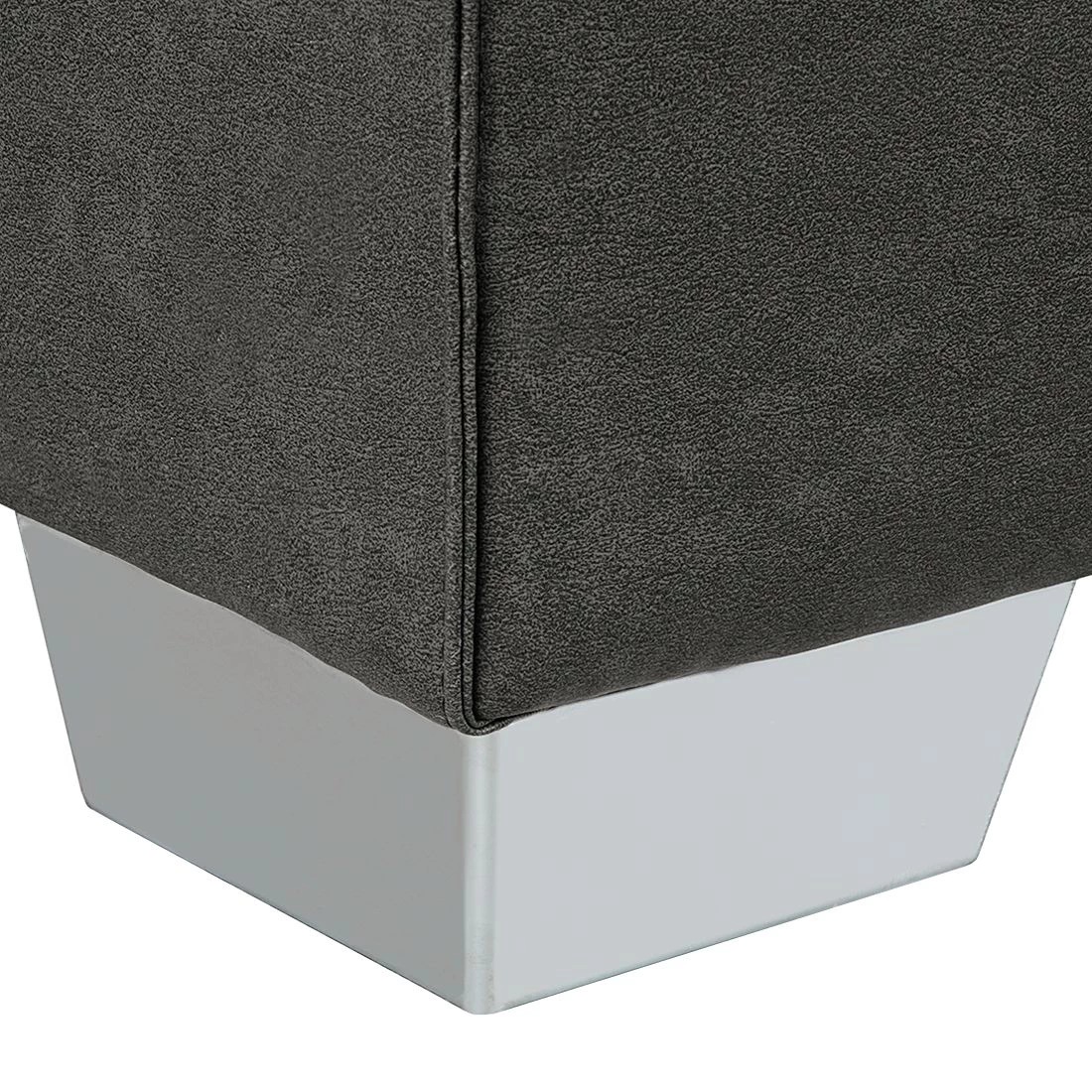 Loftscape Canapé d'angle Calli - Cuir synthétique anthracite - Méridienne à gauche (vue de face) 11 Loftscape Canapé d'angle Calli - Cuir synthétique anthracite - Méridienne à gauche (vue de face) – Image 11