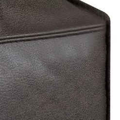 Loftscape Canapé d'angle Calli - Cuir synthétique marron foncé - Méridienne à gauche (vue de face) -Canapés Soldes Magasin ecksofa calli kunstleder dunkelbraun longchair davorstehend links 388346